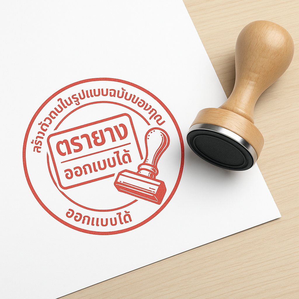 7 เหตุผลว่าทำไมในต่างประเทศ ‘ตรายางหมึกในตัว’ จึงมีประโยชน์ ตรายาง